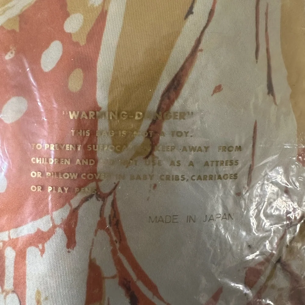 Elizabeth Arden Vintage Orange and Yellow Floral Patterned Silk Scarf